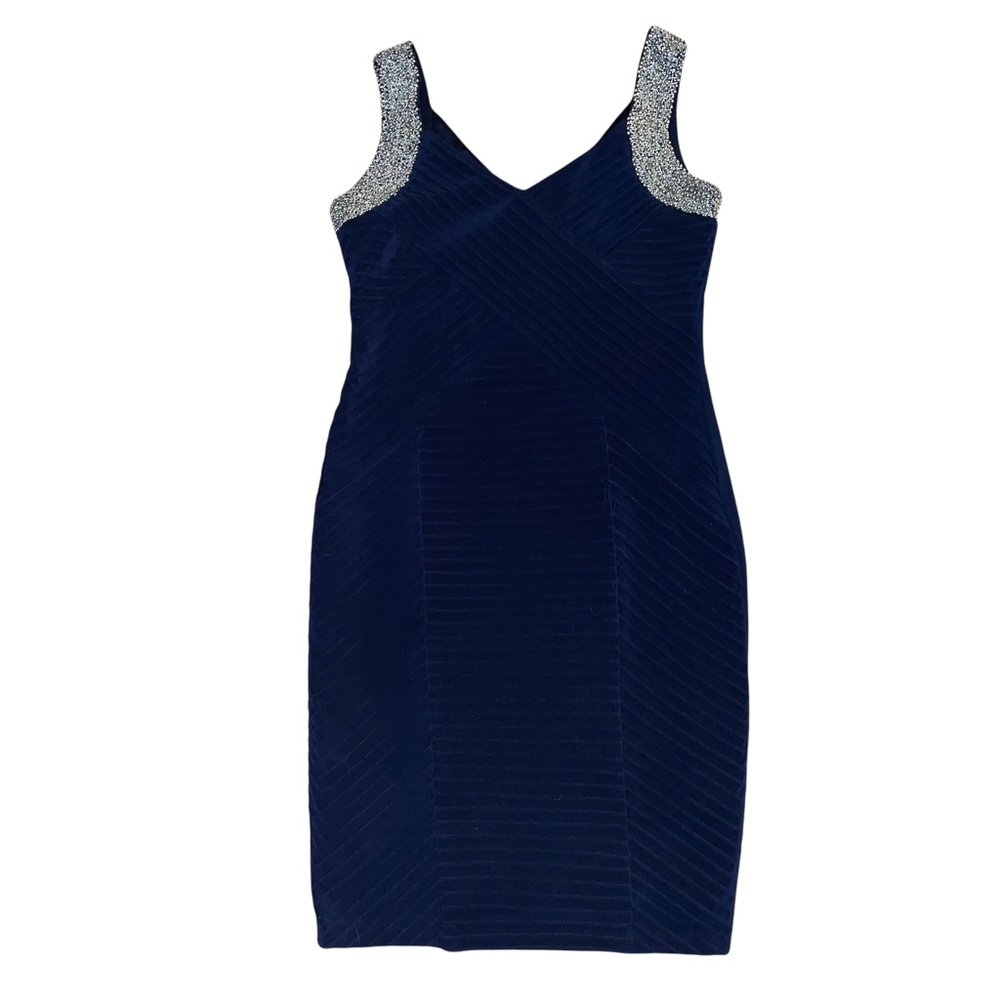 Lyman Par/ByFrank Lyman size 6 navy cocktail dress